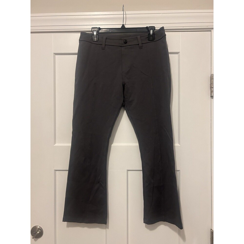 American Giant Pants Women’s Size 16 Gray Ponte Stretch Mid Rise Bootcut Trouser